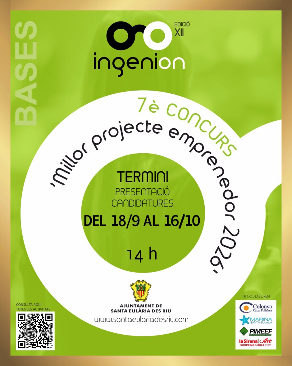 Ja et pots inscriure al concurs "Millor projecte emprenedor 2026"