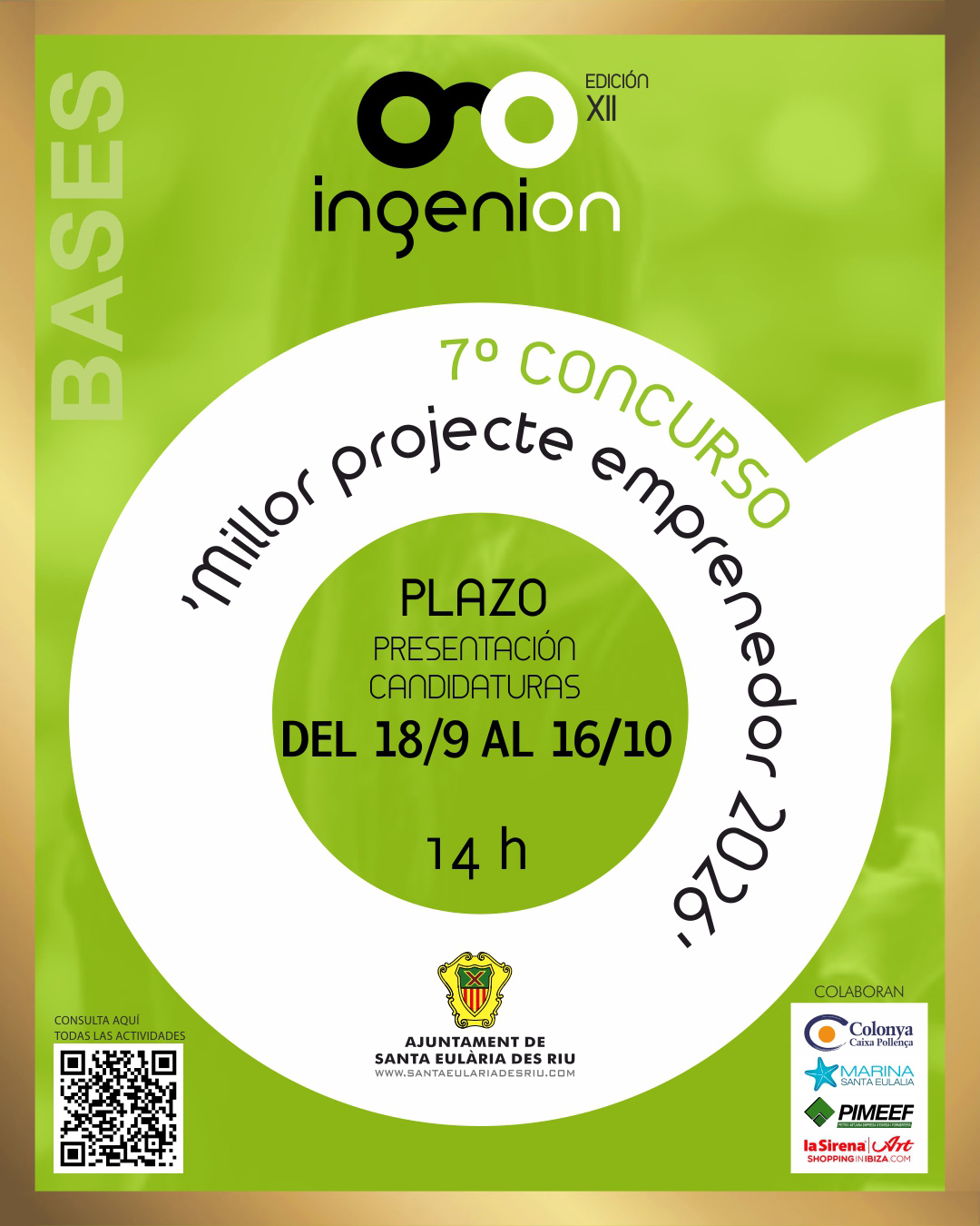 Ya puedes inscribirte al concurso "Millor projecte emprenedor 2026"