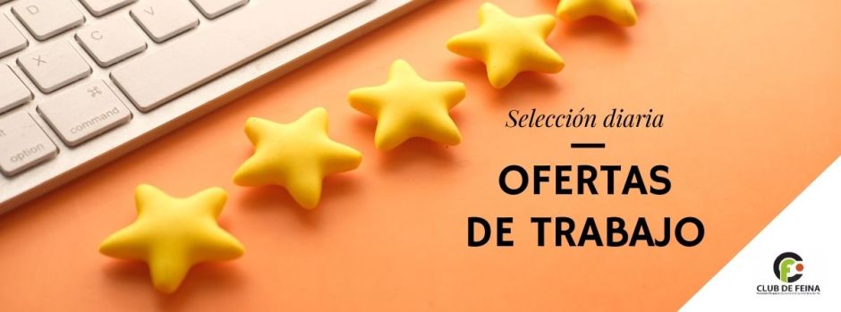 Ofertas de trabajo del jueves, 16 de julio de 2026 // Ofertes de feina de dijous, 16 de juliol de 2026