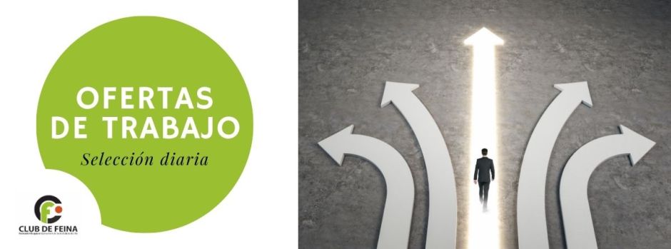 Ofertas de trabajo del jueves, 11 de junio de 2026 // Ofertes de feina de dijous, 11 de juny de 2026