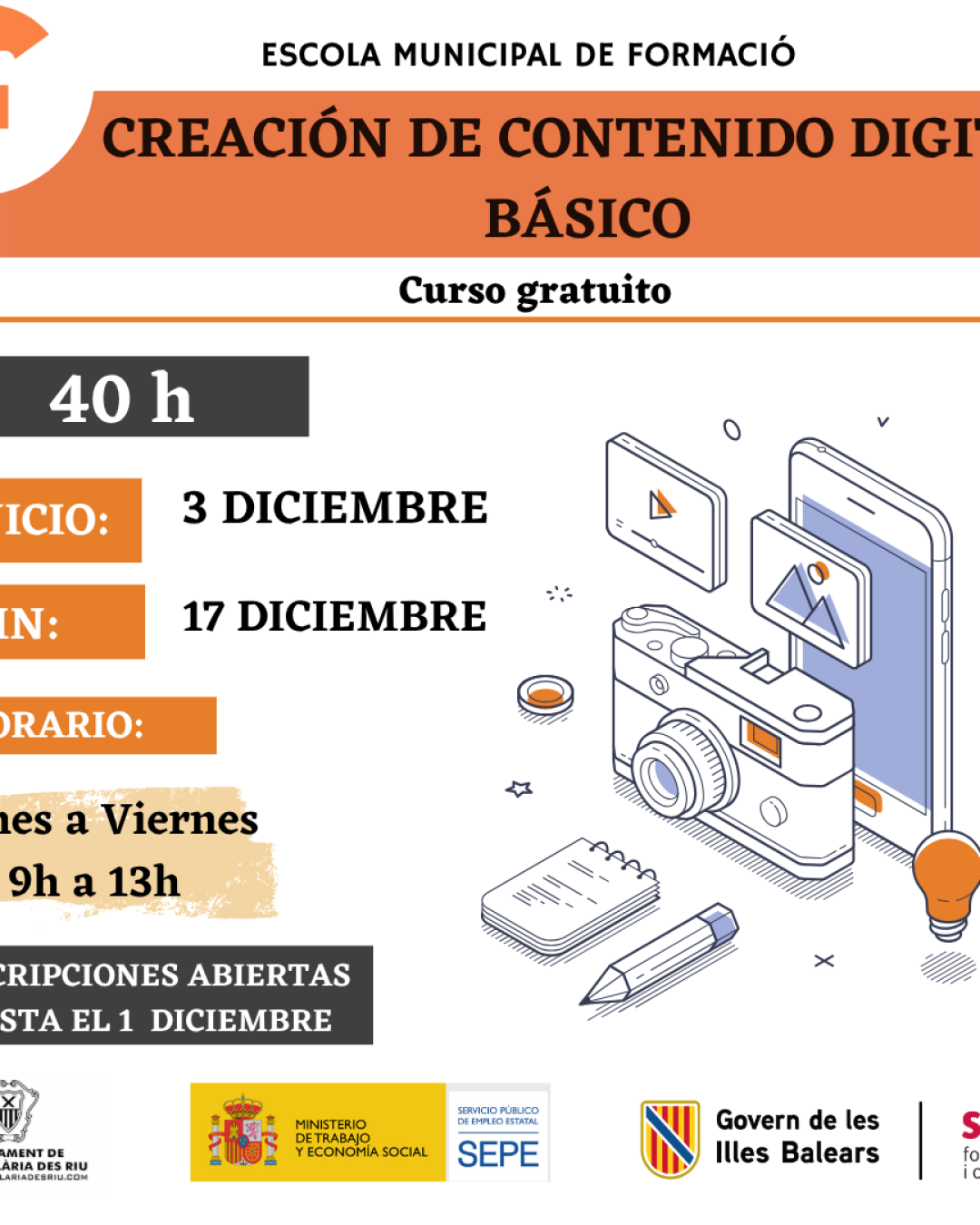 CURSO CREACIÓN DE CONTENIDO DIGITAL BÁSICO