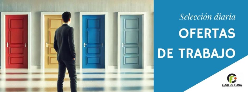 Ofertas de trabajo del lunes, 1 de junio de 2026 // Ofertes de feina de dilluns, 1 de juny de 2026