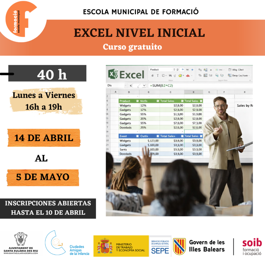 CURSO EXCEL NIVEL INICIAL