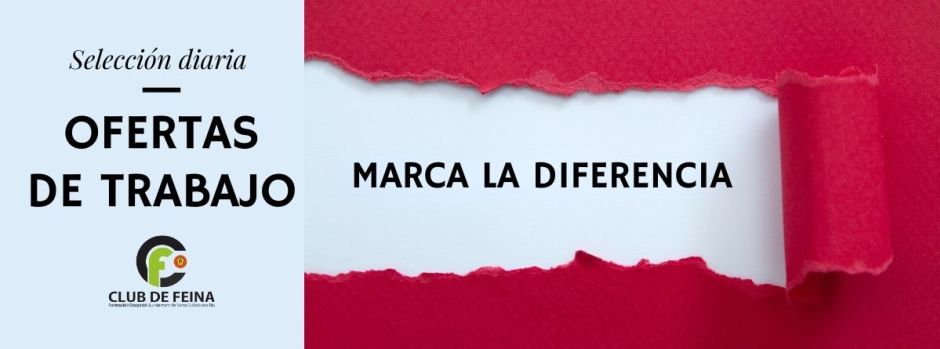 Ofertas de trabajo del martes, 18 de marzo de 2025 // Ofertes de feina de dimarts, 18 de març de 2025