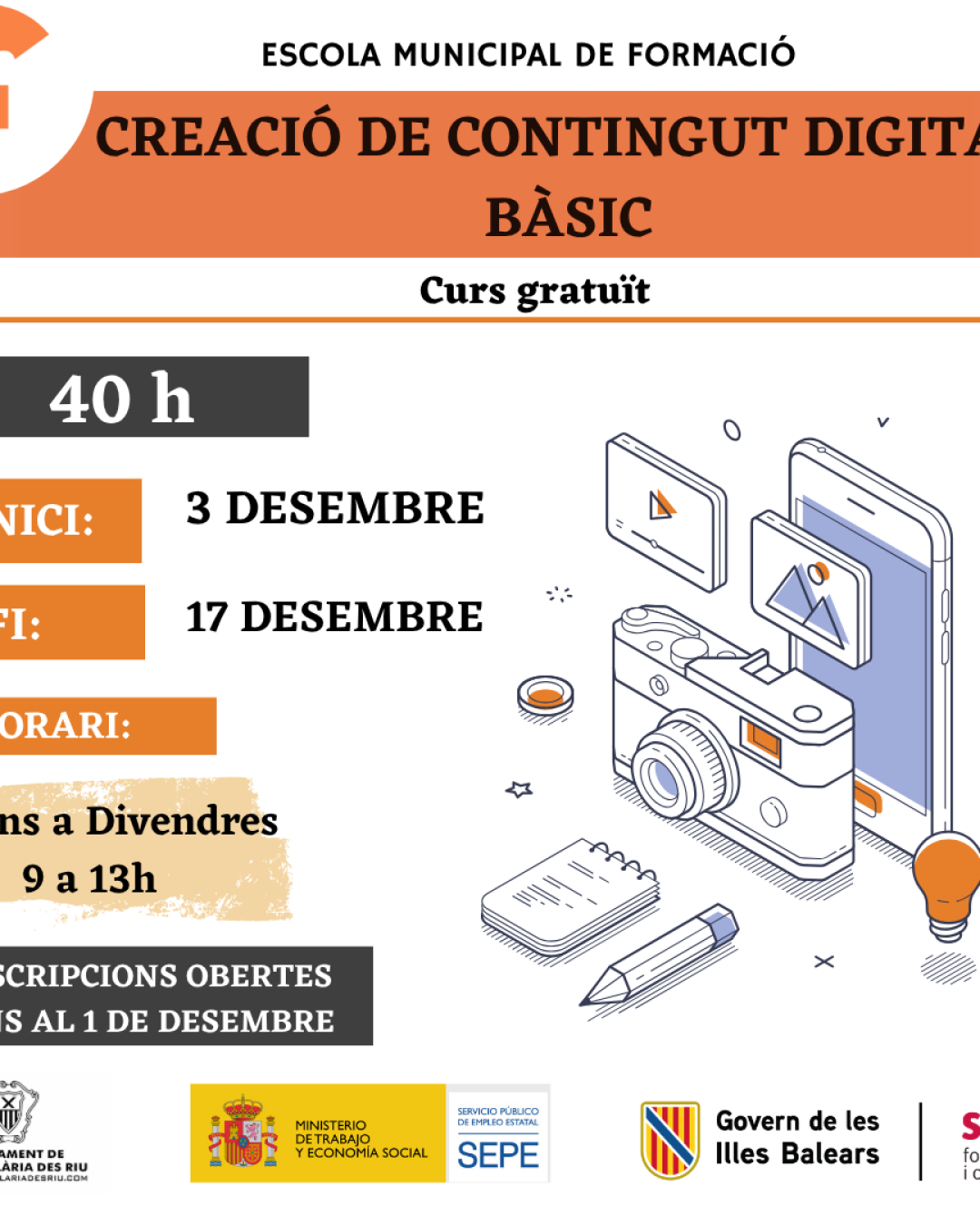 CURS CREACIÓ DE CONTINGUT DIGITAL BÀSIC