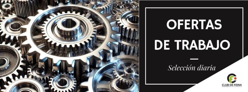 Ofertas de trabajo del lunes, 15 de junio de 2026 // Ofertes de feina de dilluns, 15 de juny de 2026