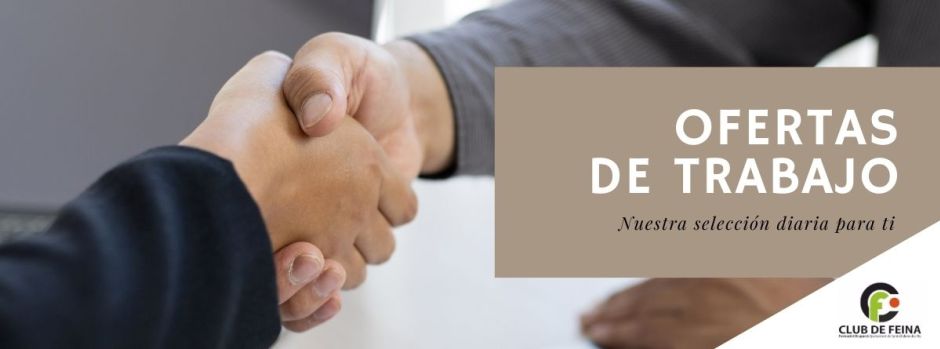 Ofertas de trabajo del miércoles, 15 de julio de 2026 // Ofertes de feina de dimecres, 15 de juliol de 2026