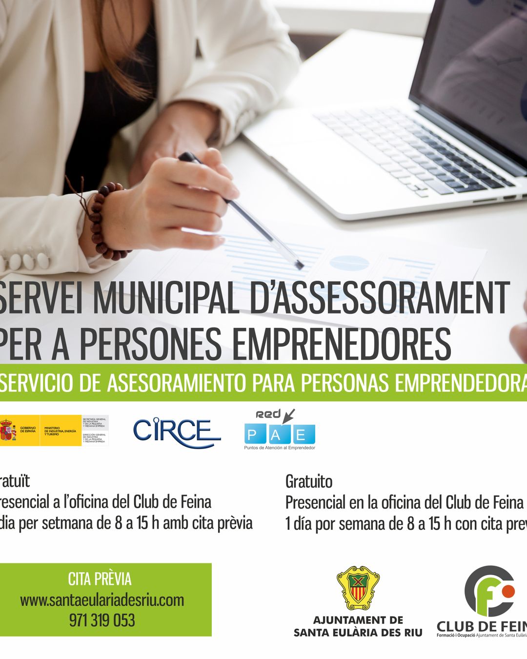 Servicio de asesoramiento para personas emprendedoras