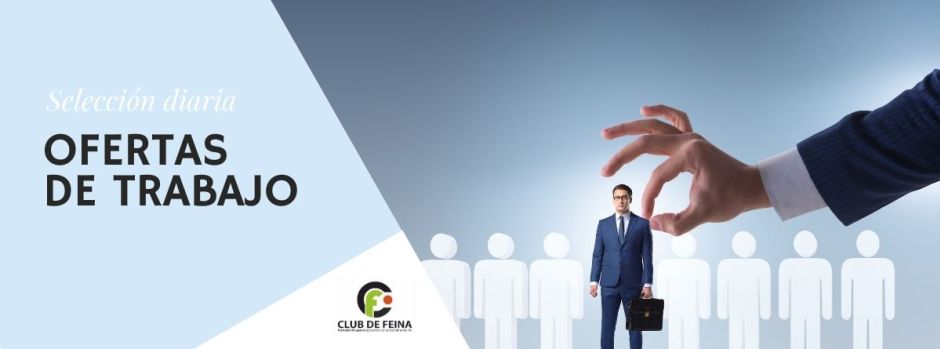 Ofertas de trabajo del martes, 26 de mayo de 2026 // Ofertes de feina de dimarts, 26 de maig de 2026