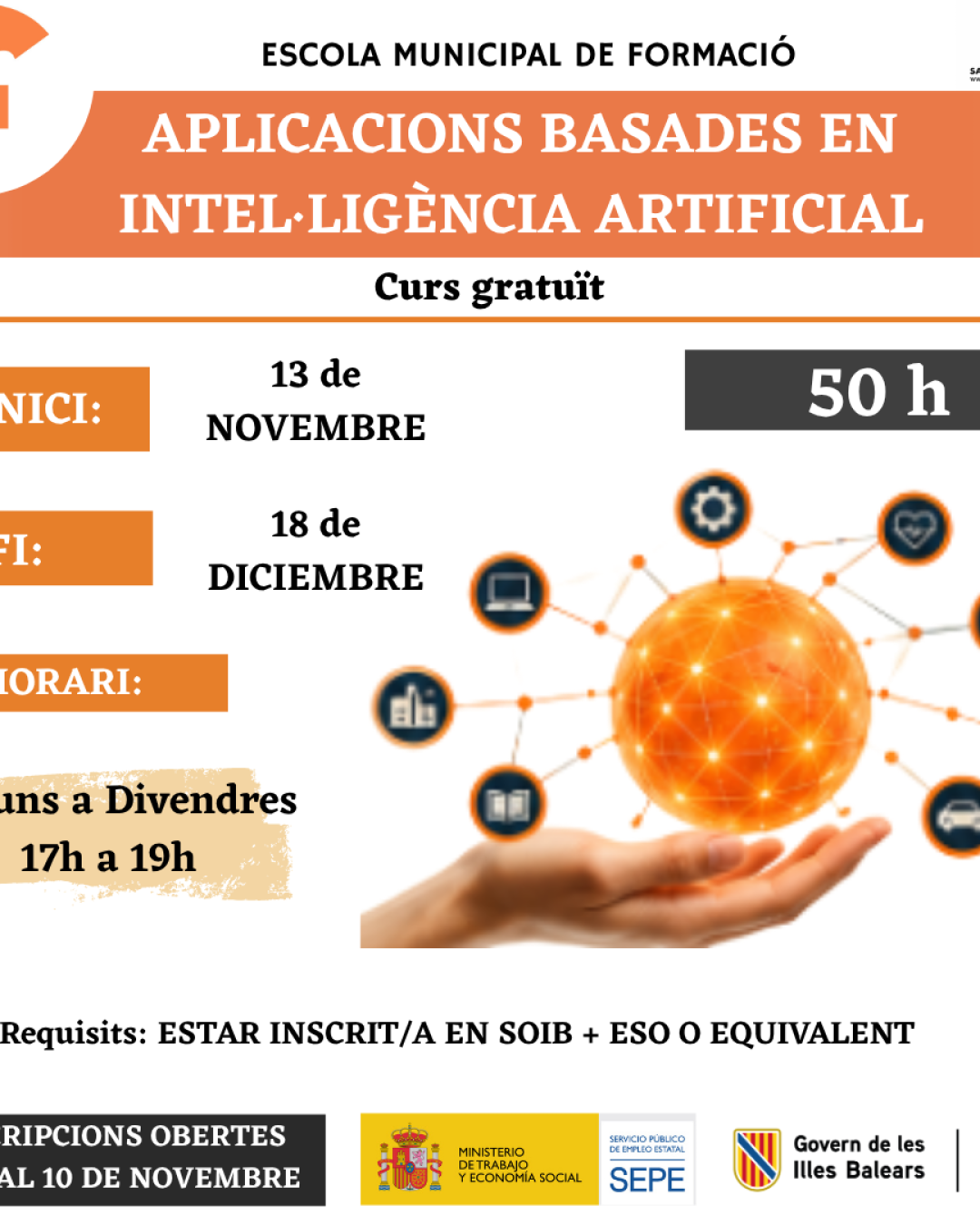 CURS APLICACIONS BASADES EN INTEL·LIGÈNCIA ARTIFICIAL