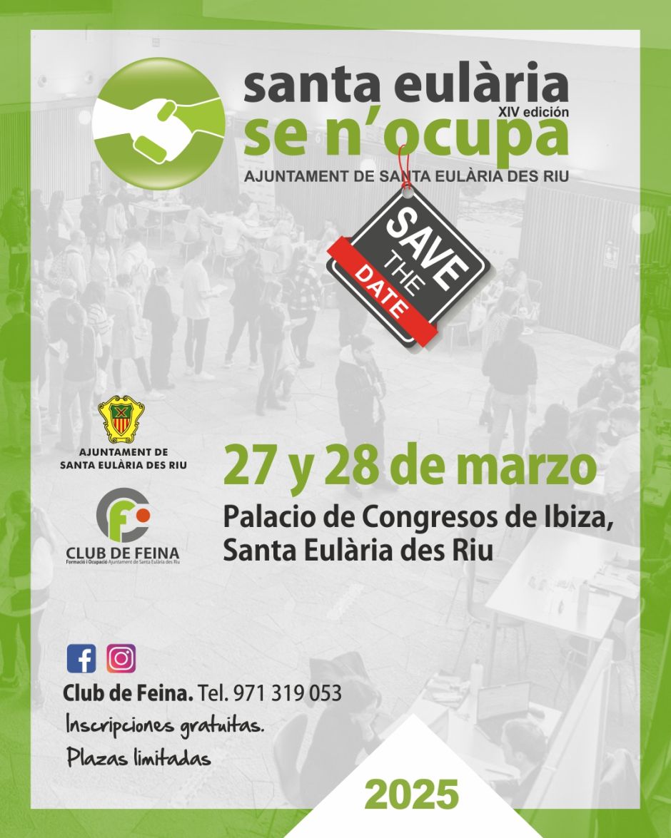 SAVE THE DATE SANTA EULÀRIA SE N'OCUPA 2025