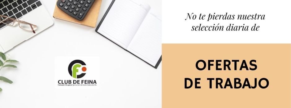 Ofertas de trabajo del viernes, 30 de mayo de 2025 // Ofertes de feina de divendres, 30 de maig de 2025