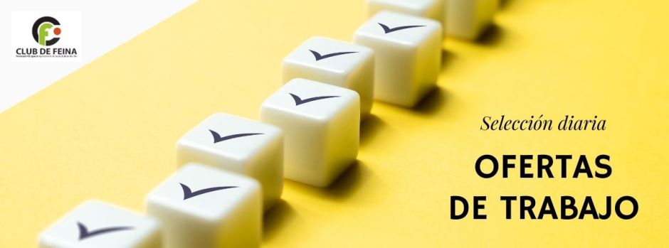Ofertas de trabajo del jueves, 24 de abril de 2025 // Ofertes de feina de dijous, 24 d'abril de 2025