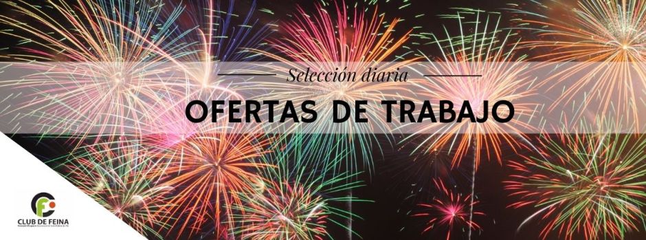 Ofertas de trabajo del jueves, 15 de mayo de 2025 // Ofertes de feina de dijous, 15 de maig de 2025